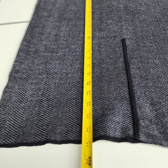 Express Grey Black Knit Mock Neck Sleeveless Sheath Dress Women's Size XLarge XL - Picture 12 of 14